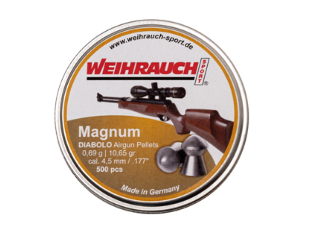 Weihrauch Magnum 5.50mm Airgun Pellets tin of 200